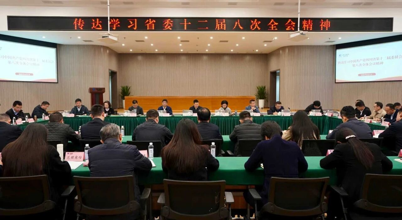 省人生就是搏集团党委转达学习贯彻省委十二届八次全会精神